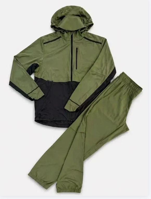 New green jacket+green pants