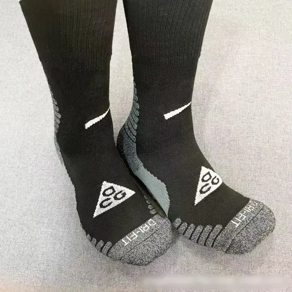 Nike Dri-FIT Performance Socks Black/Gray - 9
