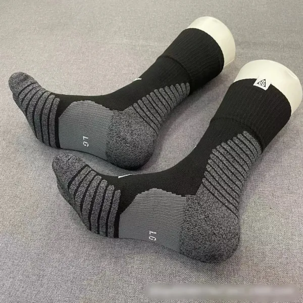 Nike Dri-FIT Performance Socks Black/Gray - 10