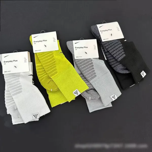 Nike Dri-FIT Performance Socks Black/Gray - 2