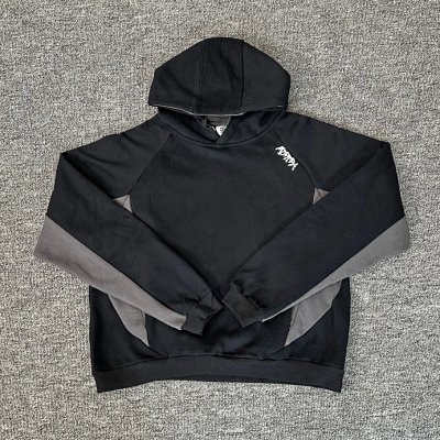 Mertra Color-Block Paneled Hoodie - rep bluzy z kapturem
