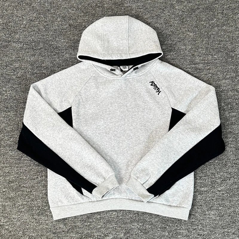 Mertra Color-Block Paneled Hoodie - rep bluzy z kapturem