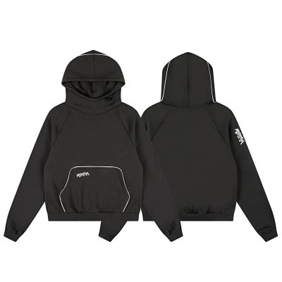 Mertra Color-Block Paneled Hoodie - rep bluzy z kapturem