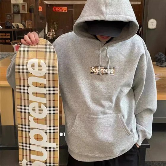 Classic camouflage embroidered fleece-lined hoodie, loose fit, unisex hooded sweatshirt