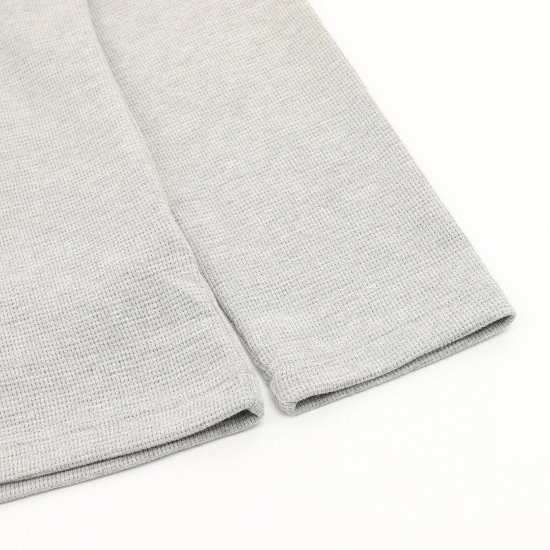 Cross Embroidered Waffle Long Sleeve photo 8