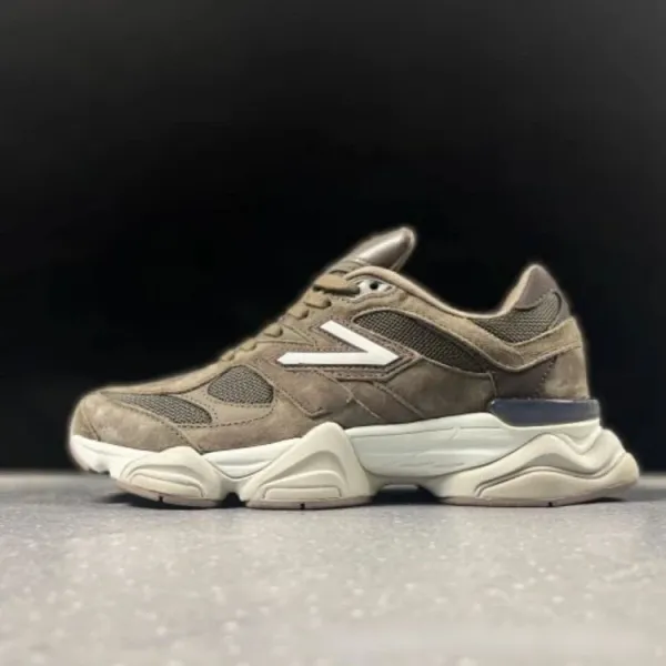 New Balance 9060 Off-White Inspired Cream White Chunky Sneakers - 21