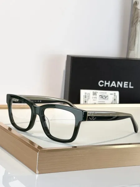 Chanel CH5559 Black and Lilac Acetate Optical Glasses - 7