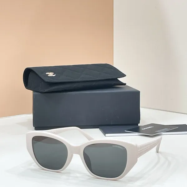 Chanel CH5559 Black and Lilac Acetate Optical Glasses - 4
