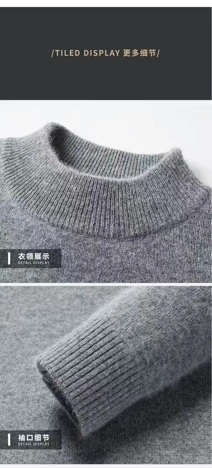 Tommy Wool Half-Zip Knit Sweater photo 8