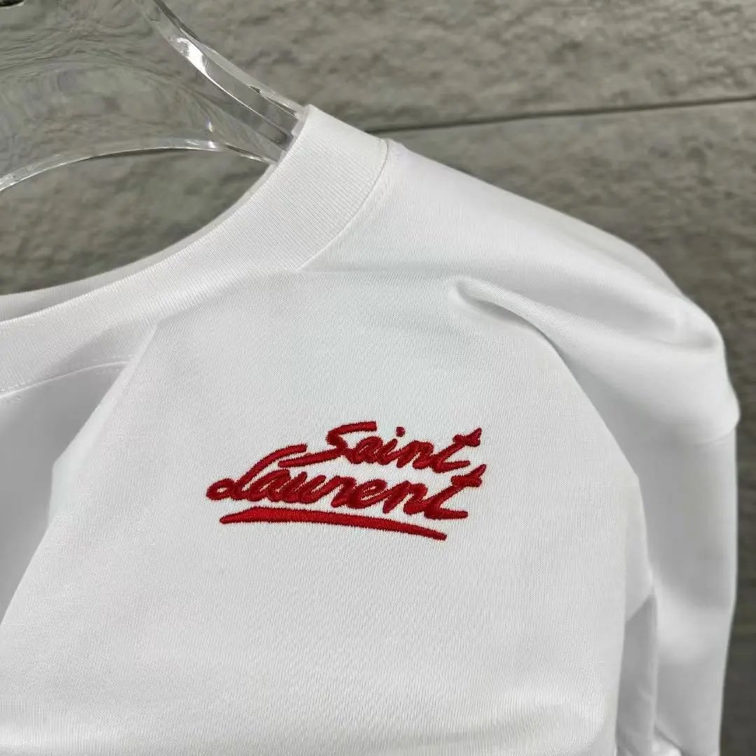 Letter Embroidery Shirt photo 6