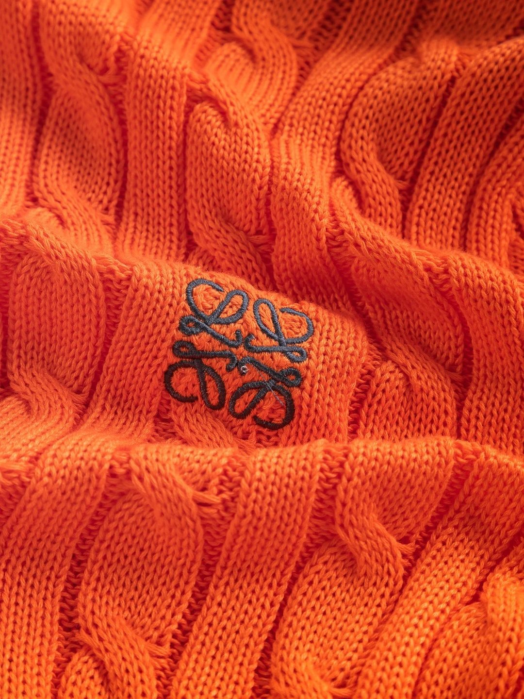 Embroidered Letter Crewneck Sweater photo 6