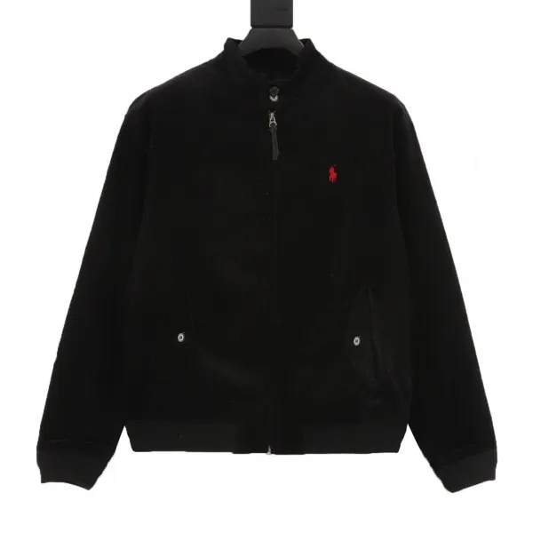 Polo Ralph Lauren Corduroy Harrington Jacket Navy - 5