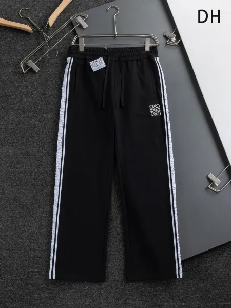 Loewe Anagram Tape Sweatpants Black - 4