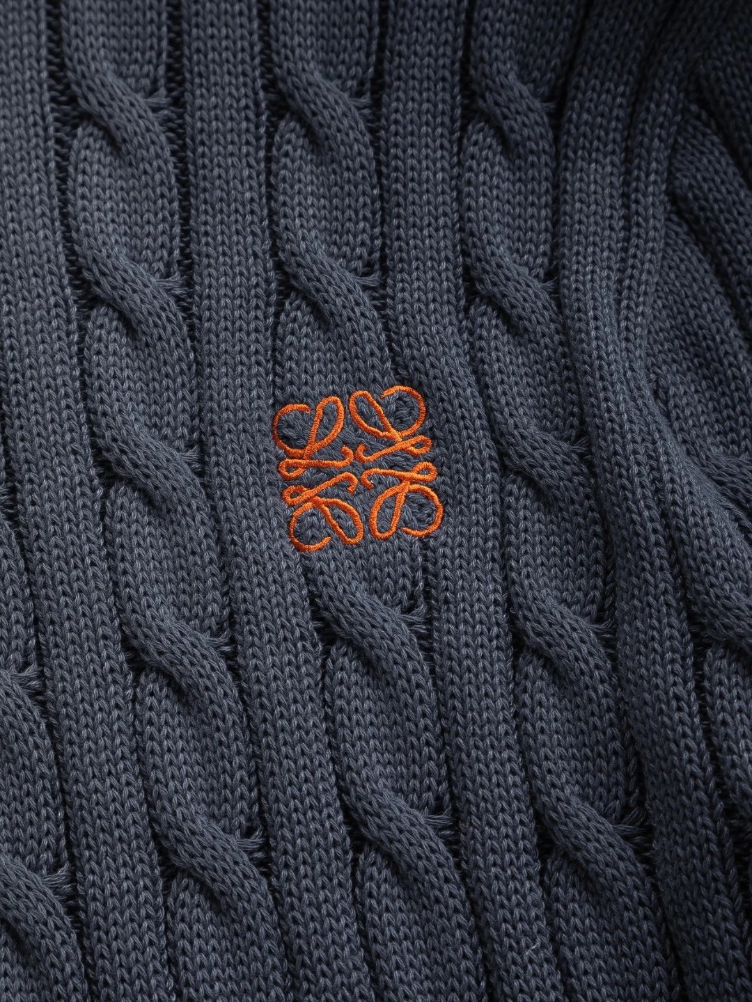 Embroidered Letter Crewneck Sweater photo 7