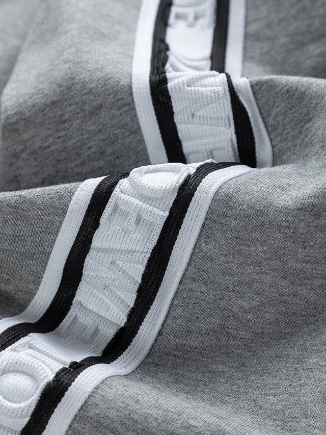 LOEWE Trousers Drawstring wide-leg with logo side tape product detail image 13