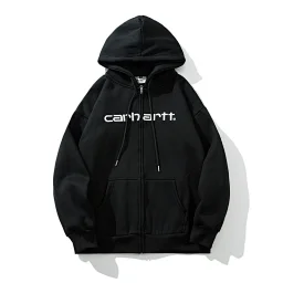 thumbnail for Classic monogram embroidered men's and women's loose fleece hoodies sweatshirt