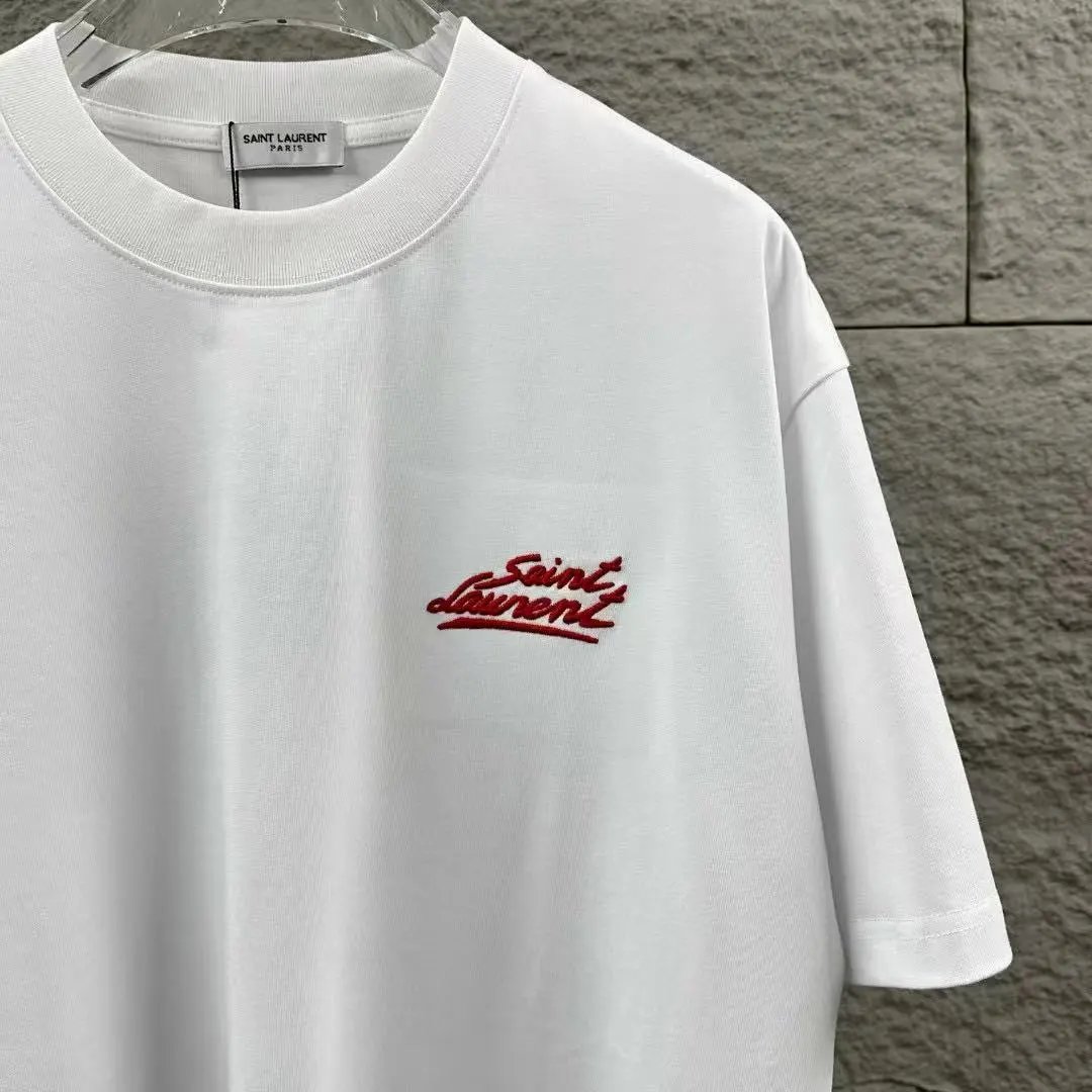 Letter Embroidery Shirt photo 5