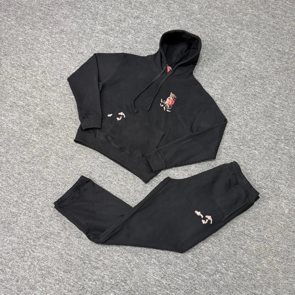 507 fleece hoodie (black)