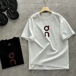 thumbnail for The new lightweight cotton sports red label classic dropped-sleeve versatile short-sleeved T-shirt