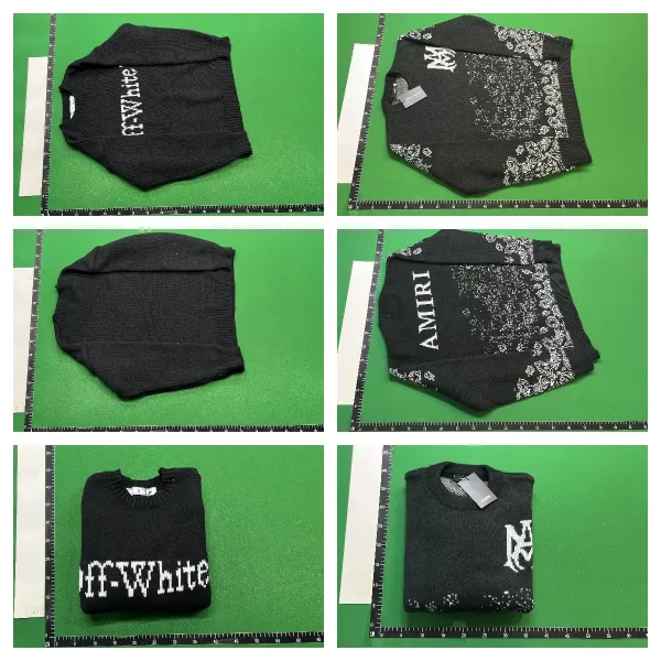 Off-White Arrow Logo Knit Sweater Lavender - 4
