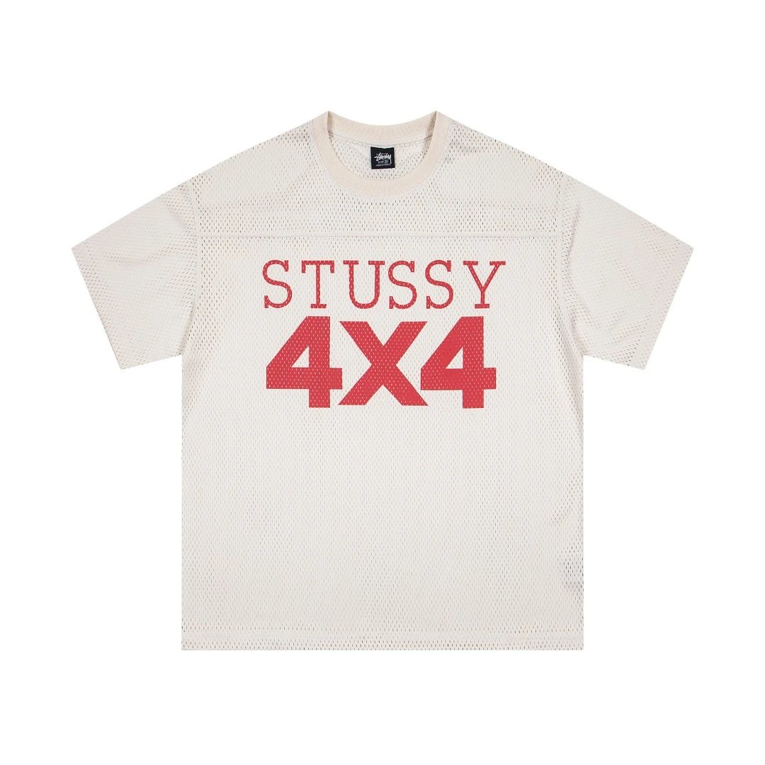 Stüssy T-Shirts 4x4 Mesh Graphic T-Shirt image 4