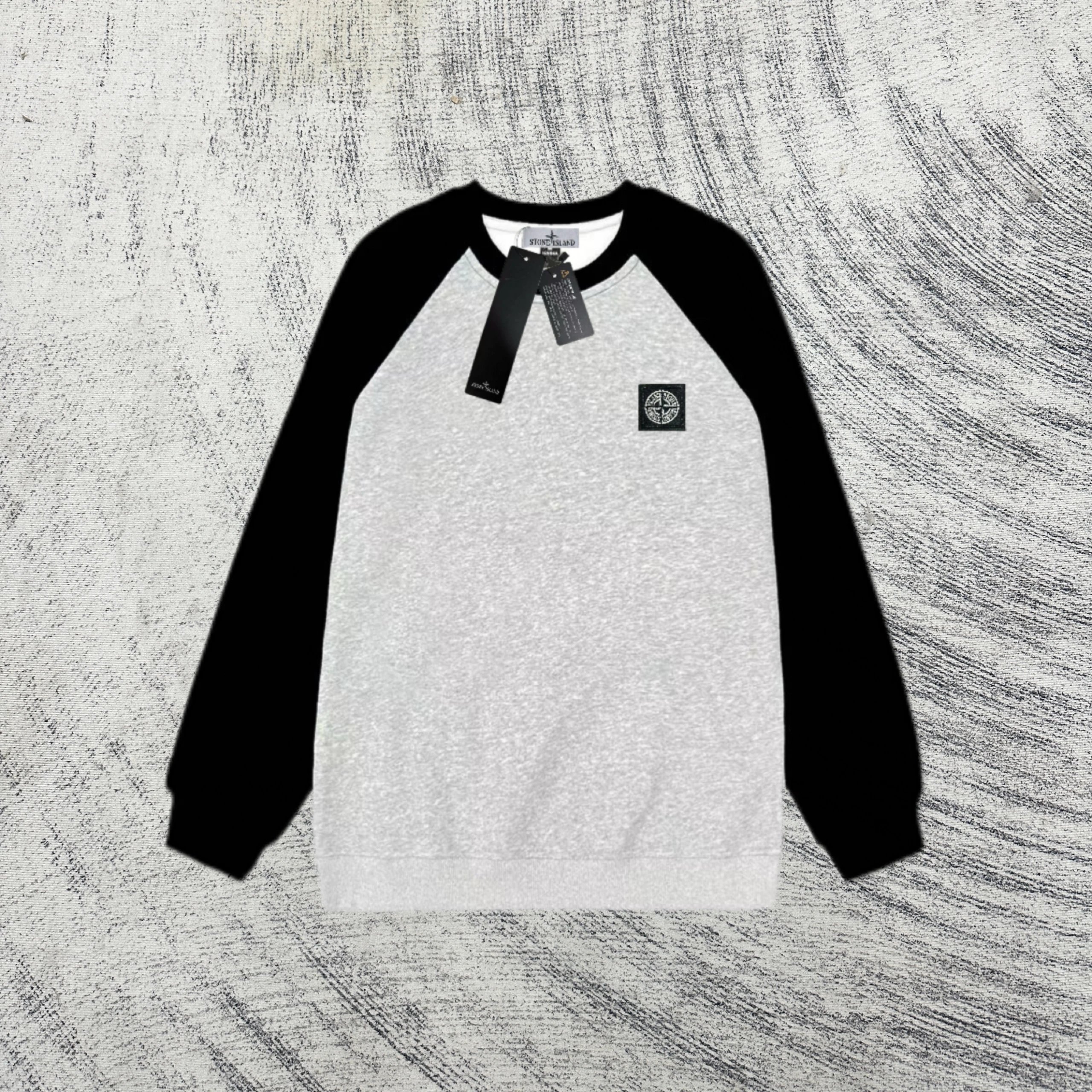 Stone Island Hoodies & Sweatshirts Raglan-sleeve crewneck sweatshirt with compass patch image 7