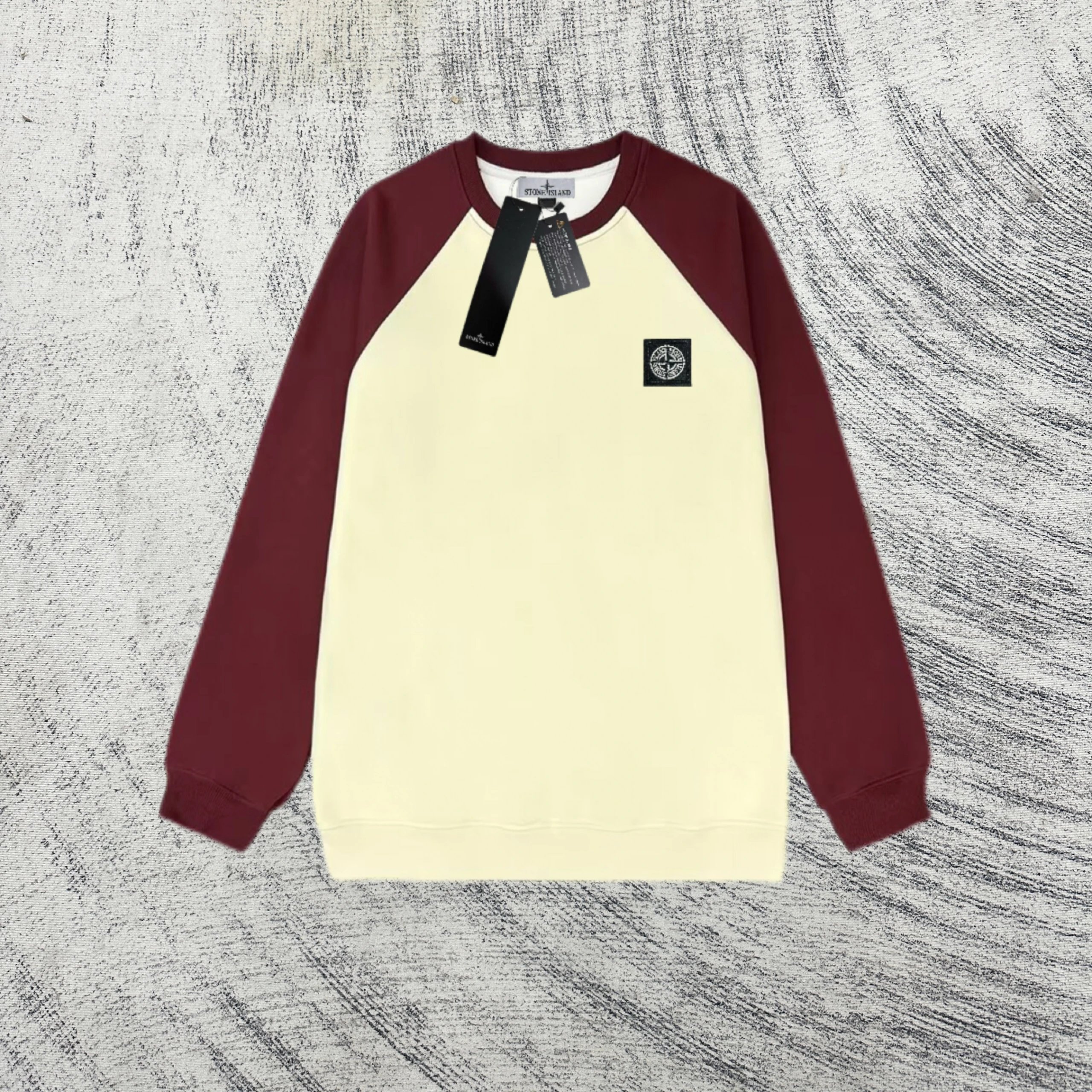 Stone Island Hoodies & Sweatshirts Raglan-sleeve crewneck sweatshirt with compass patch image 6