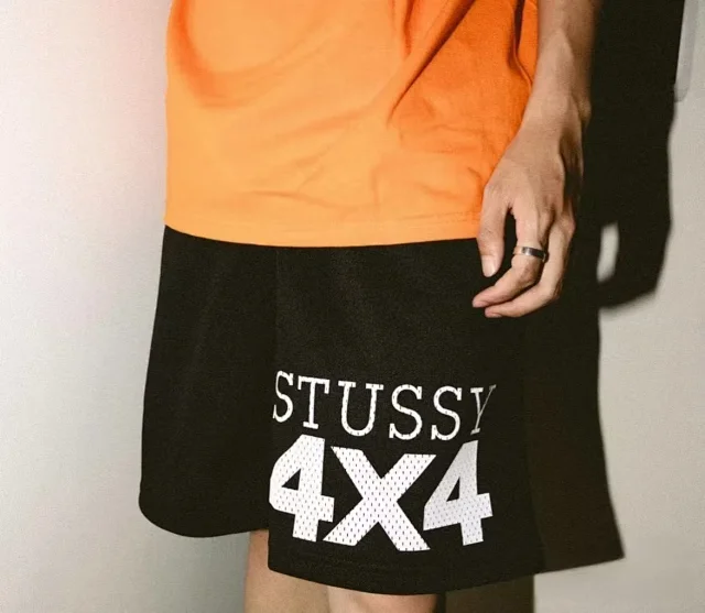 Stüssy T-Shirts 4x4 Mesh Graphic T-Shirt product detail image 4