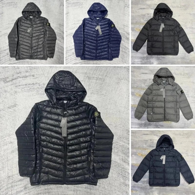 Stone Island Hooded Puffer Jacket QC photos