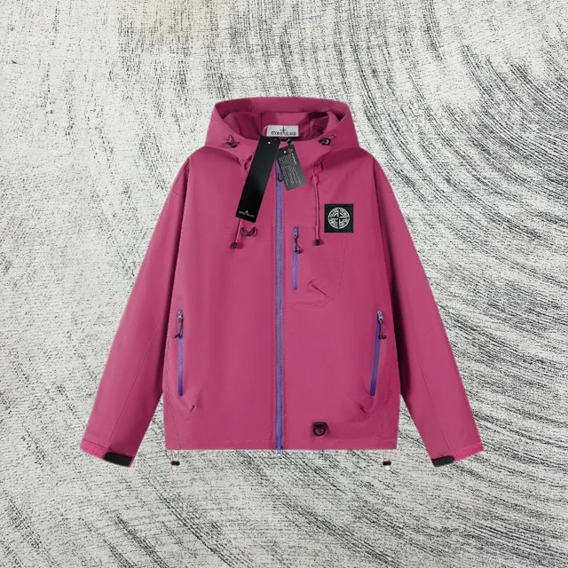 Stone Island Jackets Hooded Zip Jacket with Contrast Zippers product detail image 7