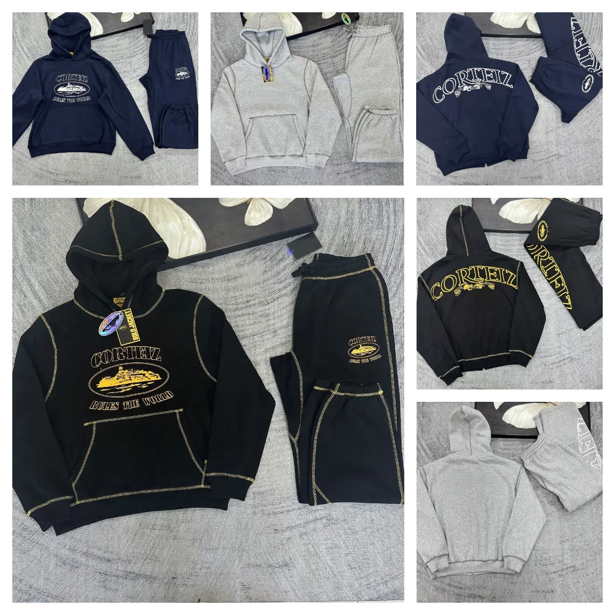 Corteiz Rules The World Hoodie & Pants Set