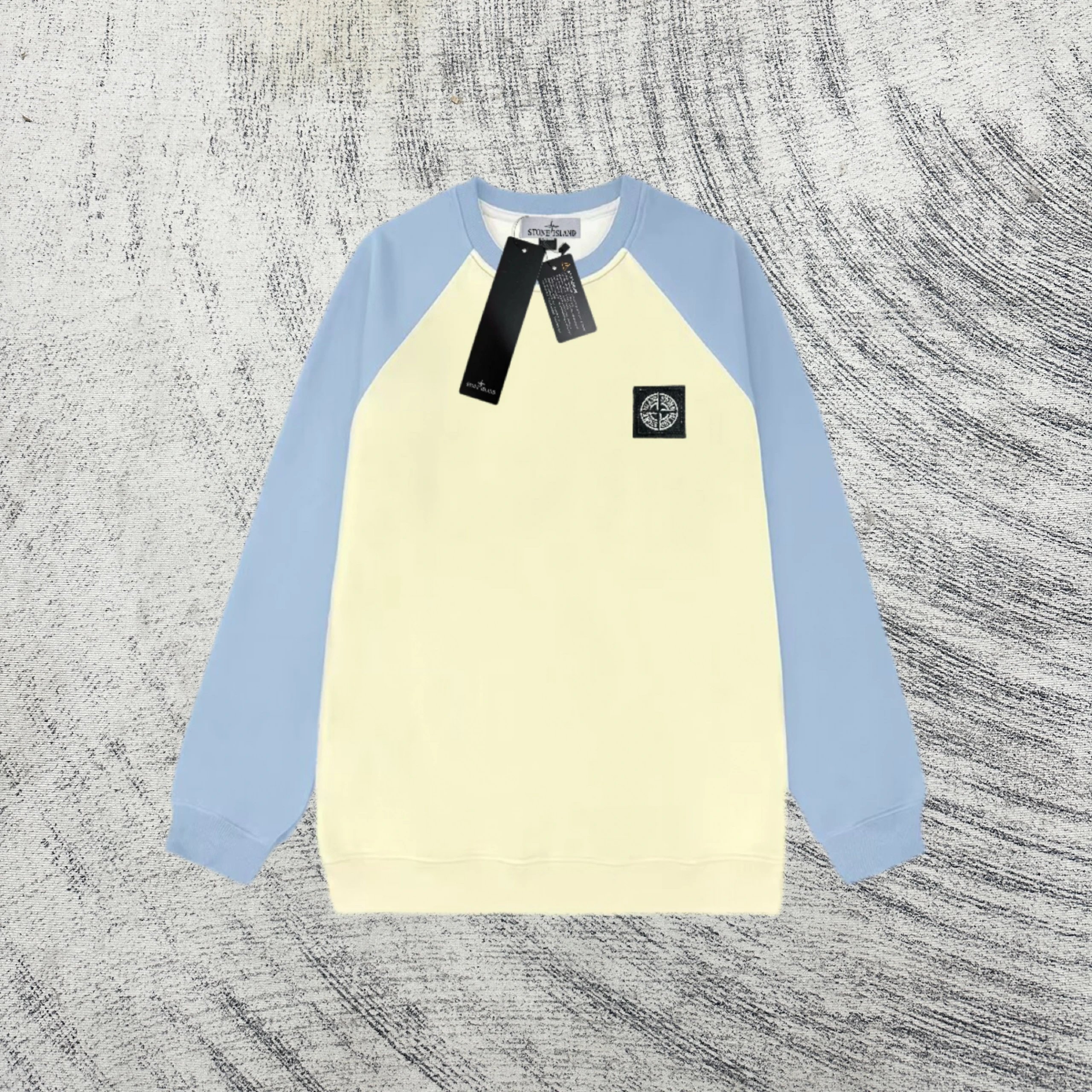Stone Island Hoodies & Sweatshirts Raglan-sleeve crewneck sweatshirt with compass patch image 5