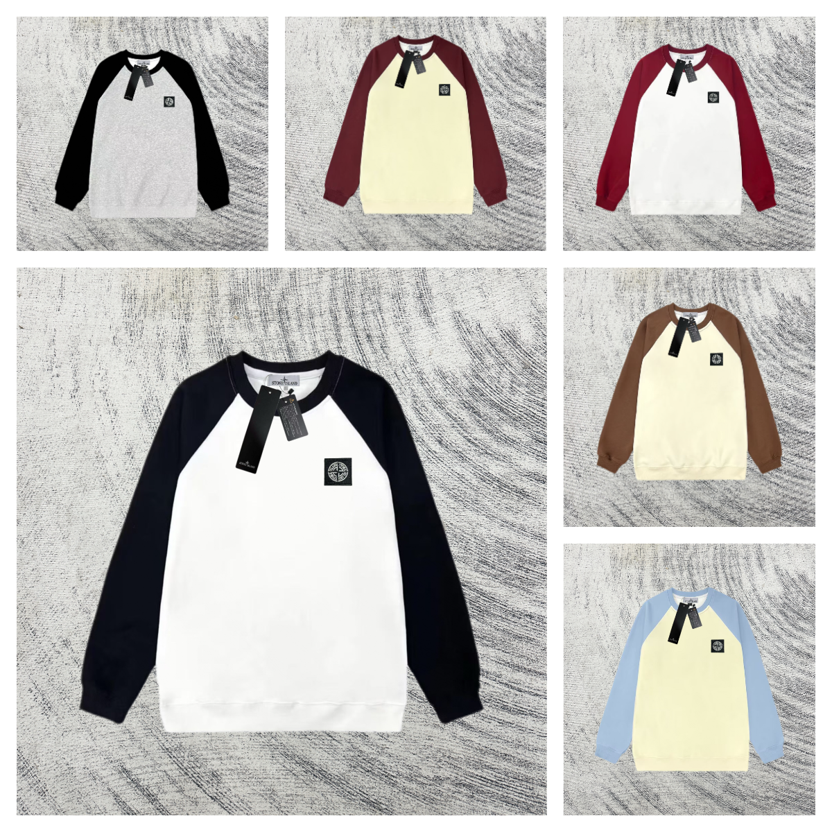 Stone Island Raglan Sleeve Swe