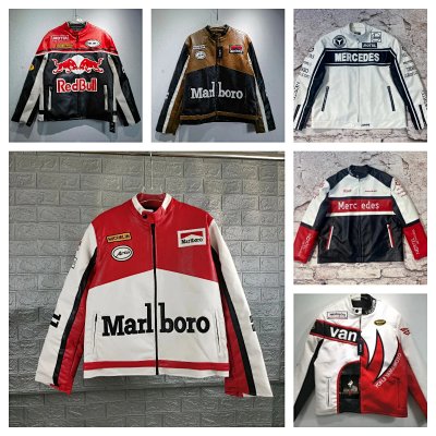 Racing Sponsor Leather Jackets [40 styles]