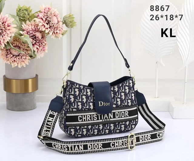 Dior Shoulder Bags Logo Jacquard Flap Bag with Detachable Strap product detail image 5