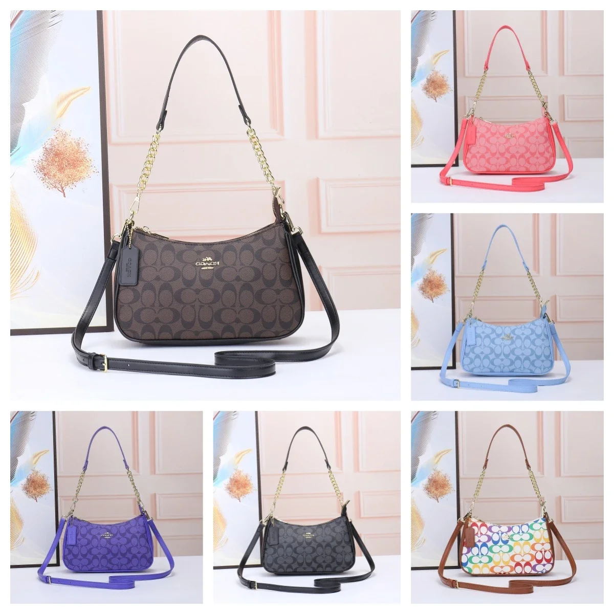 Coach Shoulder / Crossbody Dual-Use Bag