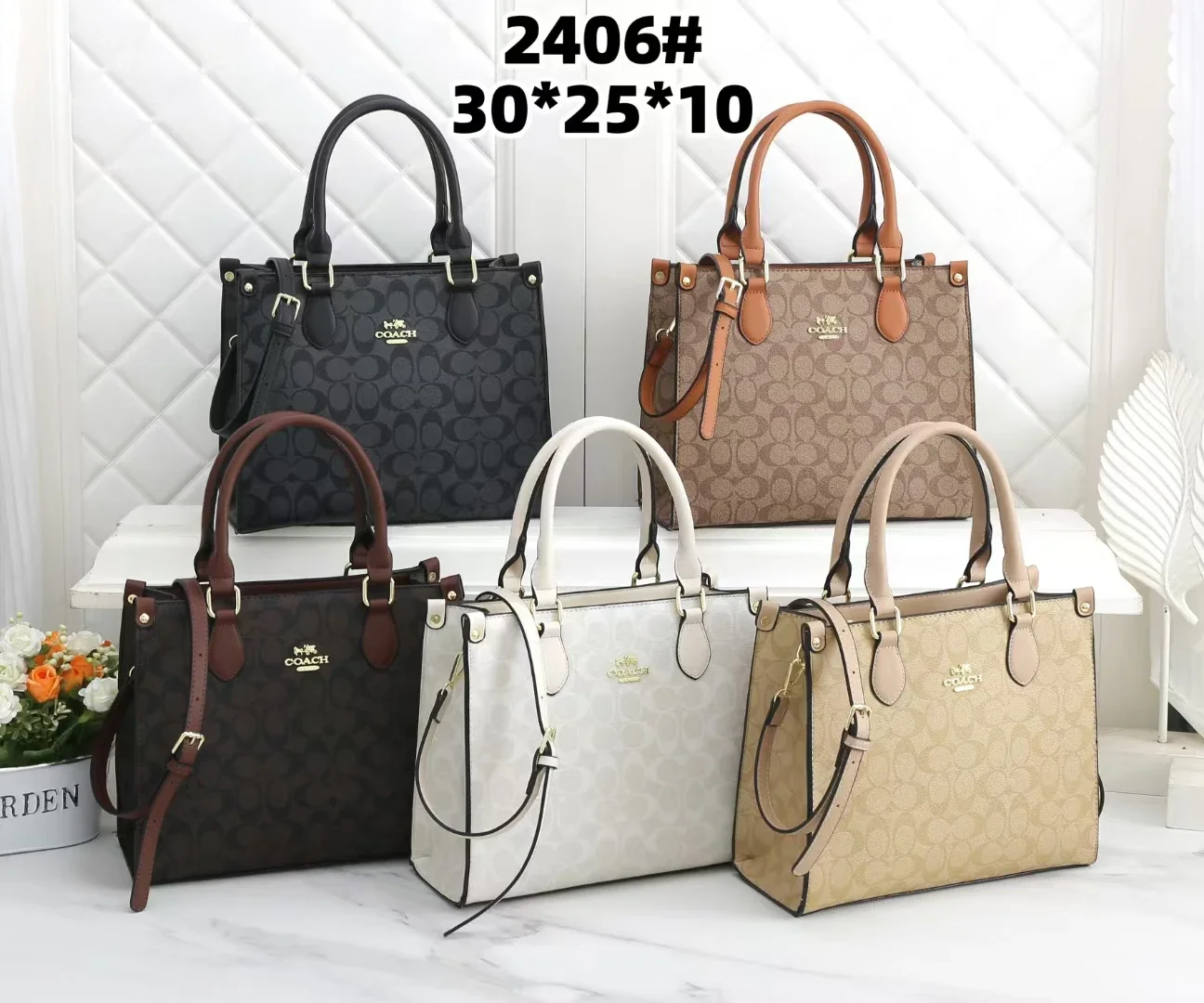 Coach's Classic Signature Tote Bag