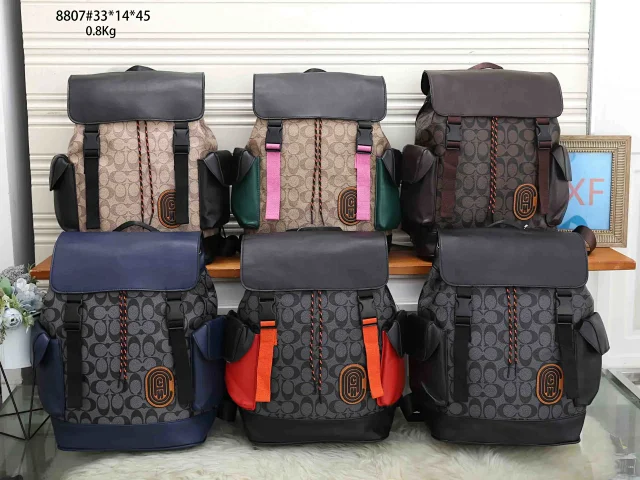 Unbranded Backpacks 8807 Flap Backpack with Side Pockets product detail image 1