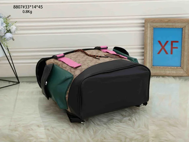 Unbranded Backpacks 8807 Flap Backpack with Side Pockets product detail image 4