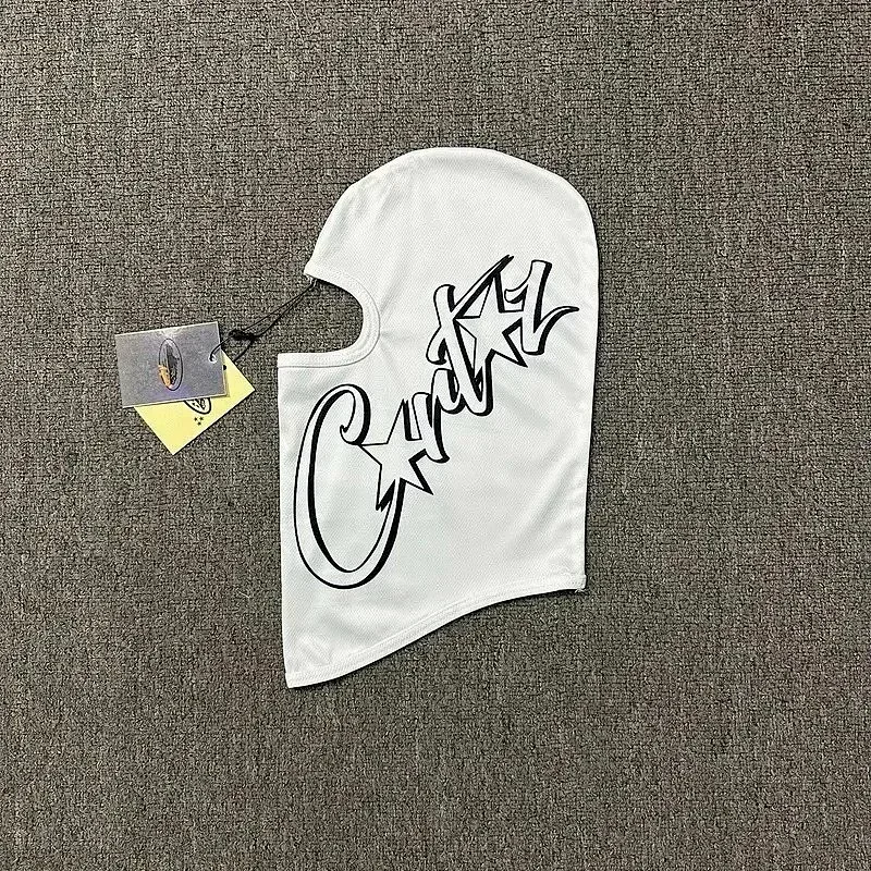 Corteiz Corteiz 12 White Balaclava with Black Logo White