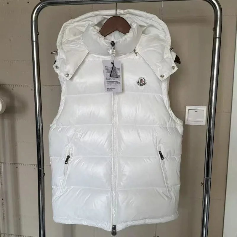Down vest - white