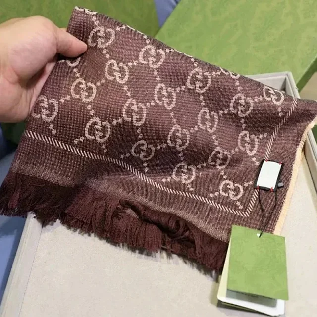 Burberry Scarves Fringed check scarf with equestrian knight embroidery product detail image 12