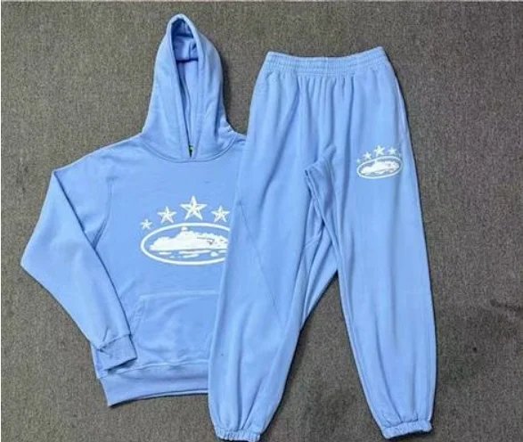 Hooded Sweatshirt Set - Blue 2