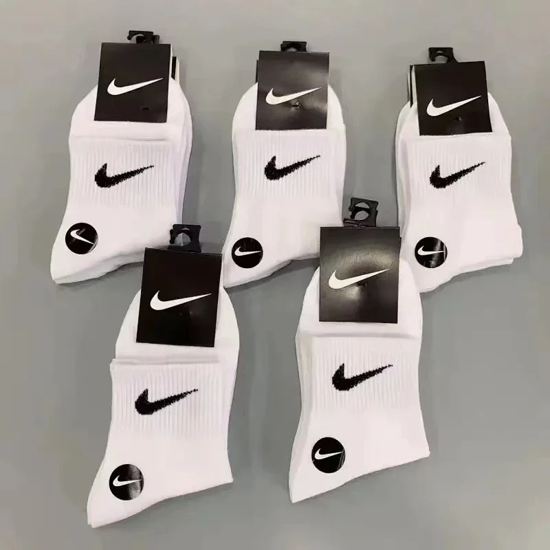 Nike Socks Ribbed crew — Nike mid-cut white (10 pairs)