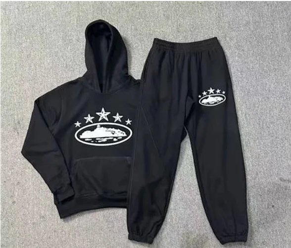 Hooded Sweatshirt Set - Black 2