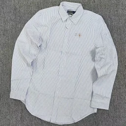 thumbnail for Striped oxford shirt for men and women (colorful horse)