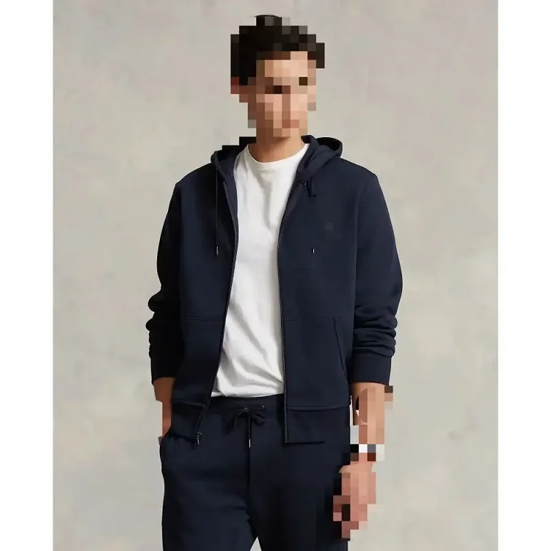 Double-Knit Full-Zip Hoodie - 5 Colors, Style A