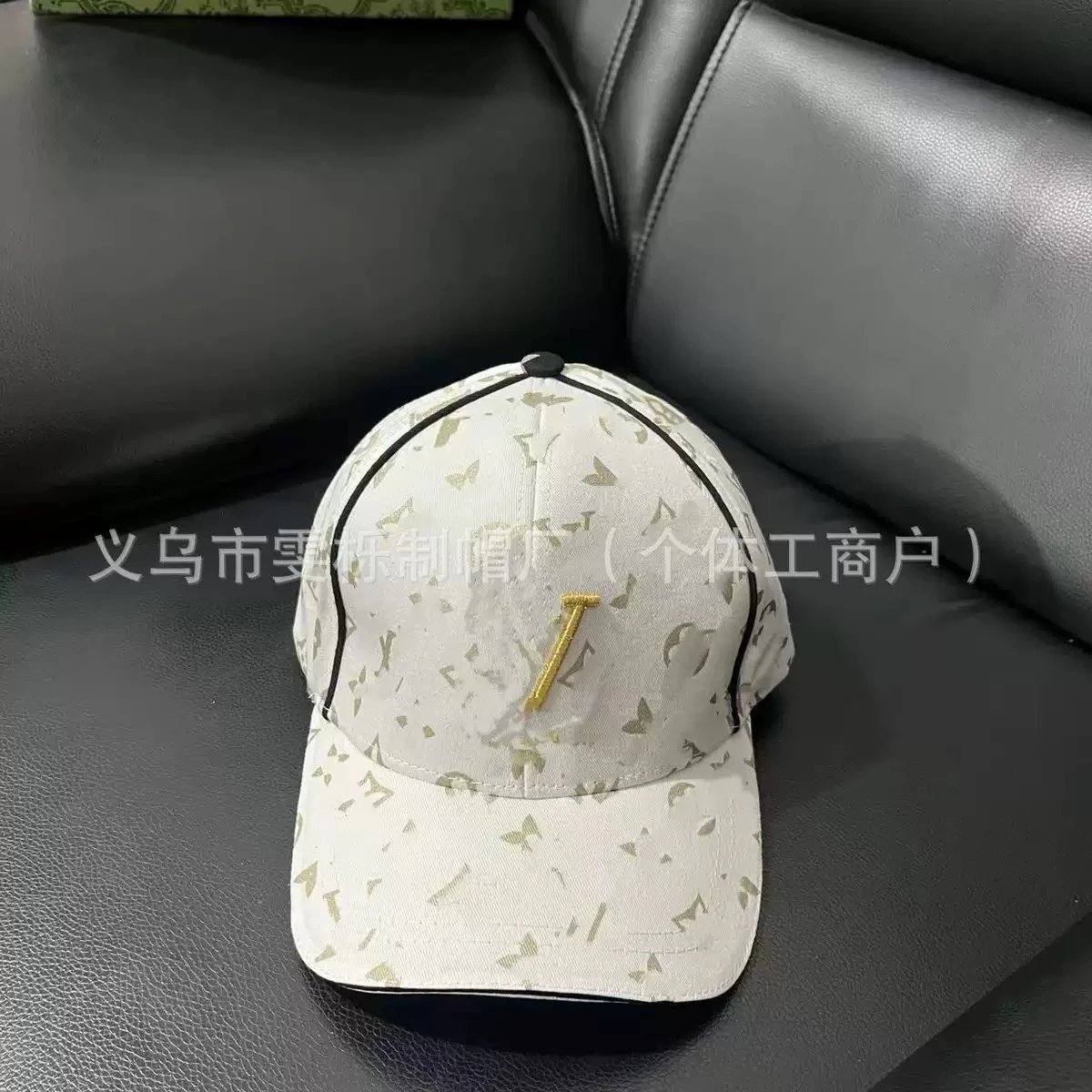 Design Distressed Denim Baseball Cap Navy - 22