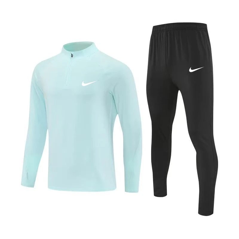 Nike Tracksuits Half-Zip Training Tracksuit — 530 Light green suit with high quality NK Retroreflective