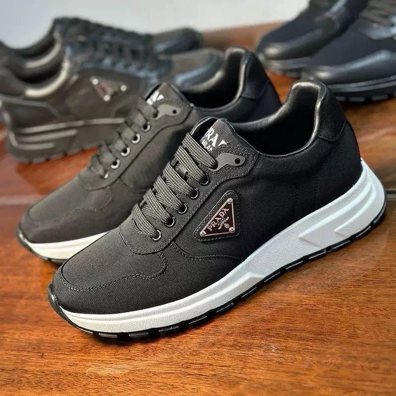 Prada Re-Nylon Chunky Sneakers Black - 4